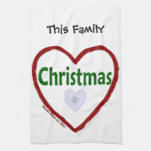 Kerst Liefde Keuken Handdoeken (Verticaal)