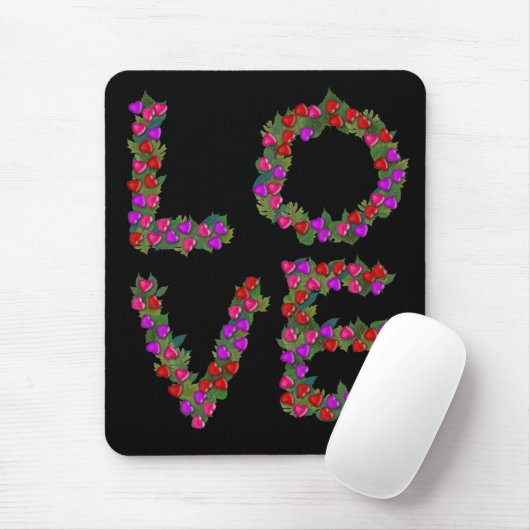 Kerst Liefde mousepad Muismat (Met muis)