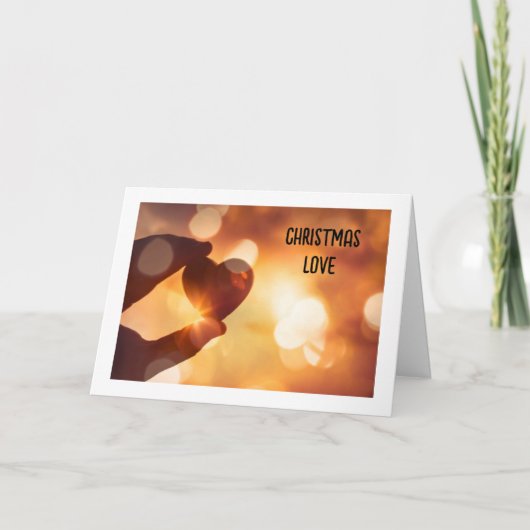 KERST "LIEFDE" VOOR MIJN LIEFDE KAART (Voorkant)