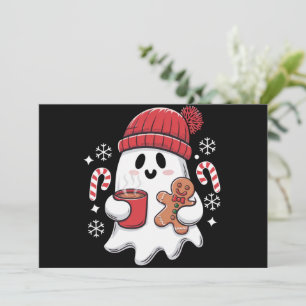 Kerst Lieve Geest IJskoude Koffie Retro Kerst Koff Feestdagenkaart