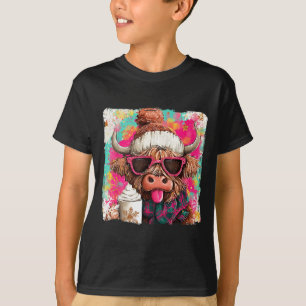 Kerst Lieve Hoogland Koe Heet Cacao Koffie Liefheb T-shirt
