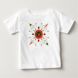 Kerst Lieveheersbeestje Rood Wit Groen