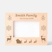 Kerst Lijst - Familiefoto Gegraveerde Lijstjes (Voorkant)