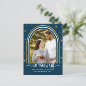 Kerst Lijst Kerstmis Zwangerschap Kennisgeving Feestdagenkaart (Staand voorkant)