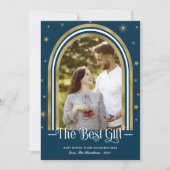 Kerst Lijst Kerstmis Zwangerschap Kennisgeving Feestdagenkaart (Voorkant)