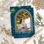 Kerst Lijst Kerstmis Zwangerschap Kennisgeving Feestdagenkaart