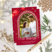 Kerst Lijst Kerstmis Zwangerschap Kennisgeving Feestdagenkaart