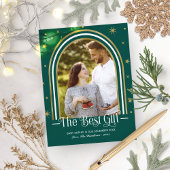 Kerst Lijst Kerstmis Zwangerschap Kennisgeving Feestdagenkaart