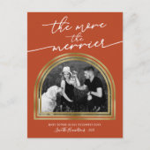 Kerst Lijst Kerstmis Zwangerschap Kennisgeving Feestdagenkaart (Voorkant)