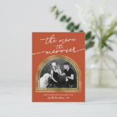 Kerst Lijst Kerstmis Zwangerschap Kennisgeving Feestdagenkaart (Staand voorkant)