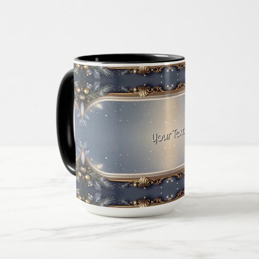 Kerst Lijst vakantie Mok (Voorkant links)