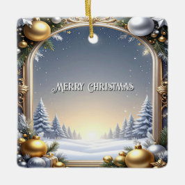 Kerst Lijst Vakantie Ornament