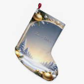 Kerst Lijst Vakantie Stocking Grote Kerstsok (Voorkant (Hangend))