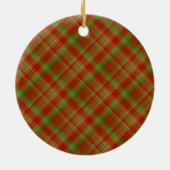 Kerst Lint en Plaid Foto Ornament (Achterkant)