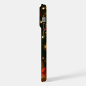 Kerst lint kat iPhone 15 Pro Max Hoesje (Linkerkant)