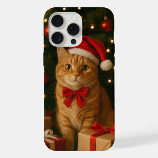 Kerst lint kat iPhone 15 Pro Max Hoesje
