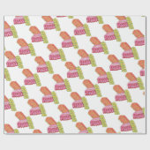 Kerst lint Snoep Snoepjes Vakantie snoep Cadeaupapier (Vlak)