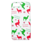 Kerst Llama Fa la la Llama Holiday Case-Mate iPhone Case (Achterkant)