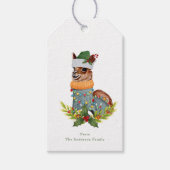 Kerst Llama Gift Labels Cadeaulabel (Voorkant)