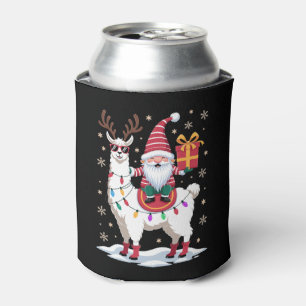 Kerst Llama Gnome Kerstman Lichtjes Rendier Xmas Blikjeskoeler