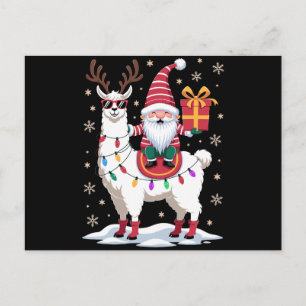 Kerst Llama Gnome Kerstman Lichtjes Rendier Xmas Feestdagenkaart