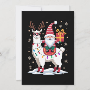 Kerst Llama Gnome Kerstman Lichtjes Rendier Xmas Kaart