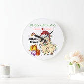 Kerst Llama Grote klok (Huis)