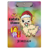 Kerst-Llama-klembord Klembord (Voorkant)