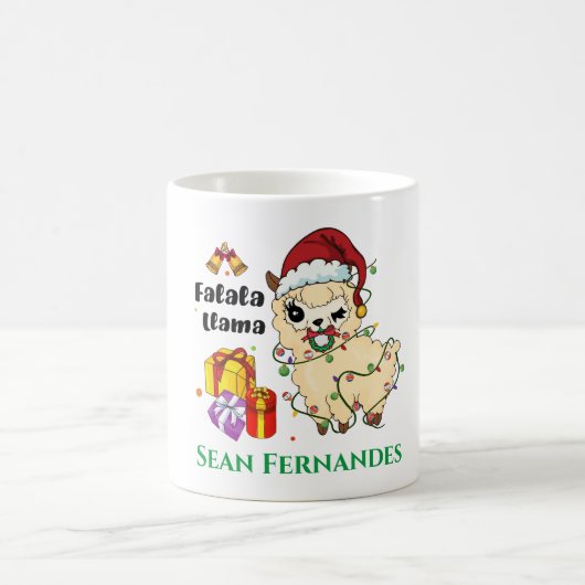 Kerst Llama koffiemok (Center)