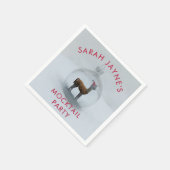 Kerst Llama Party Papieren servetten (Hoek)