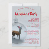 Kerst Llama Vakantie Party Uitnodiging (Voorkant)