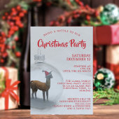 Kerst Llama Vakantie Party Uitnodiging