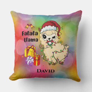 Kerst Llama Worp Kussen
