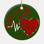 Kerst Logo Keramische Versiering Keramisch Ornament (Achterkant)