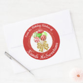 Kerst lolly snoep uit de keuken van label (Envelop)