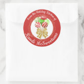 Kerst lolly snoep uit de keuken van label (Tas)