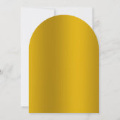 Kerst Luau Zeester Gouden Boog Ontwerp Kaart (Achterkant)