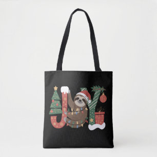 Kerst Luiaard Kerstboom Cadeaus Vrolijk Schattig G Tote Bag