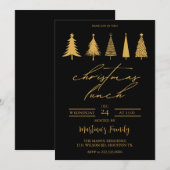 Kerst Lunch Uitnodigingen Kerstbrunch (Voorkant / Achterkant)