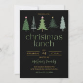 Kerst Lunch Uitnodigingen Kerstbrunch (Voorkant)