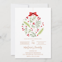 Kerst Lunch Uitnodigingen Kerstbrunch