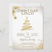 Kerst Lunch Uitnodigingen Kerstbrunch (Voorkant)