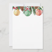 Kerst Lunch Uitnodigingen Kerstbrunch (Achterkant)