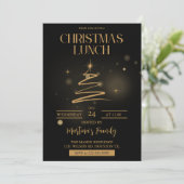 Kerst Lunch Uitnodigingen Kerstbrunch (Staand voorkant)