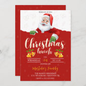 Kerst Lunch Uitnodigingen Kerstbrunch (Voorkant / Achterkant)