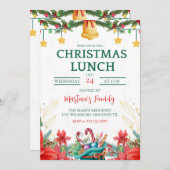 Kerst Lunch Uitnodigingen Kerstbrunch (Voorkant / Achterkant)