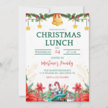 Kerst Lunch Uitnodigingen Kerstbrunch