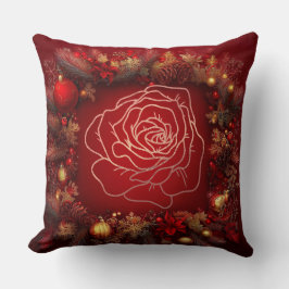 Kerst Luxueuze rijke textuur Vrolijke kerst Kussen