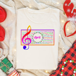 Kerst Lyric Lange Mouw T-shirt