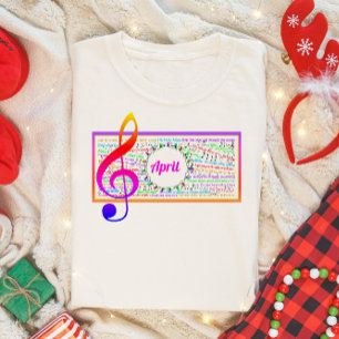Kerst Lyric Lange Mouw T-shirt